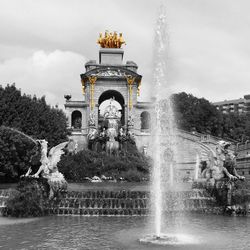 View of fountain