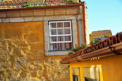 Low angle view of building against sky