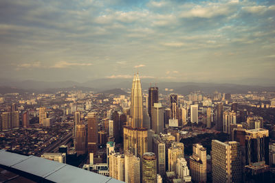 Aerial view of cityscape