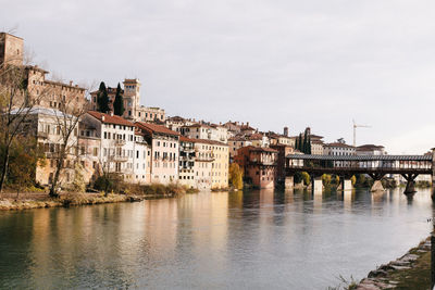 View of buildings at waterfront