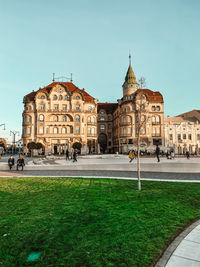 View of building in city