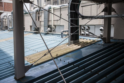 Close-up of electric fan