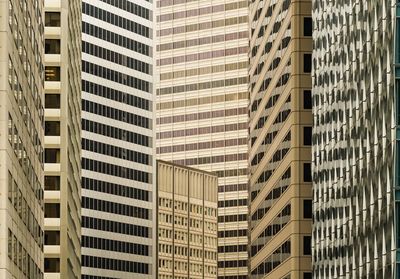 Low angle view of buildings in city