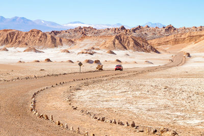 People in a desert