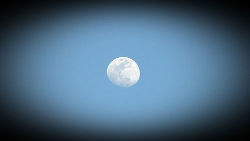 Close-up of moon against sky