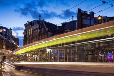 City street at night