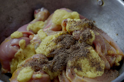 Close-up of food in plate