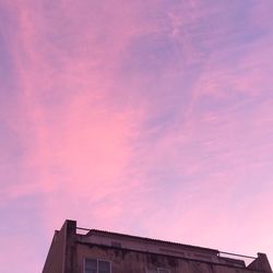 High section of building against sky