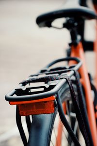 Close-up of bicycle