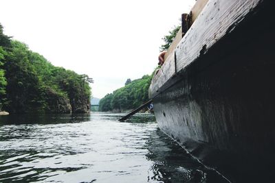 View of canal along buildings