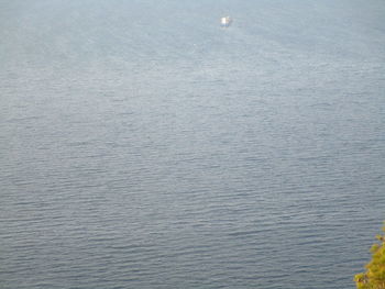 High angle view of sea