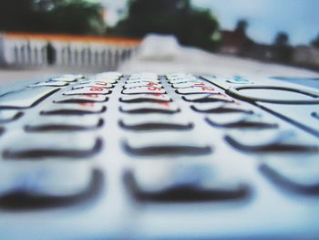 Close-up of computer keyboard