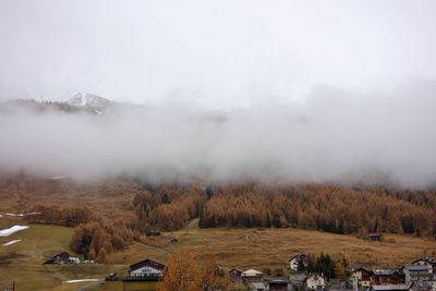 Scenic view of landscape against sky