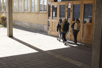 Children entering school