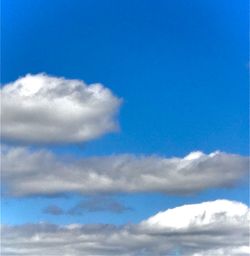 Low angle view of clouds in sky