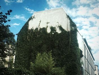 Low angle view of building against sky