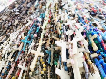 Full frame shot of multi colored candies