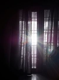 View of window at home