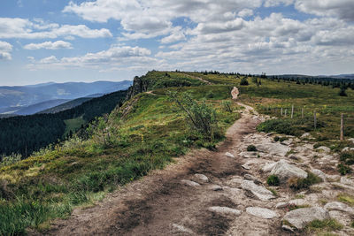Scenic view of landscape against sky