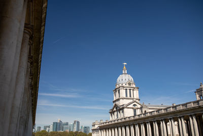 Low angle view of buildings against sky