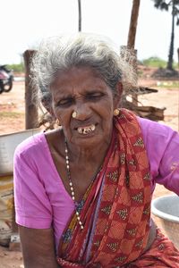 Portrait of a old women