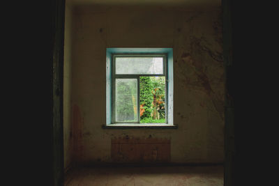 Interior of abandoned home