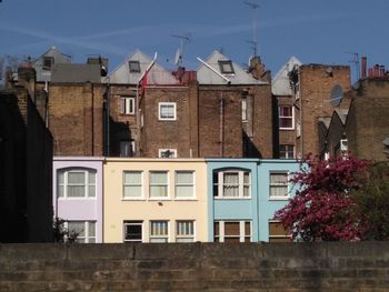 Residential buildings against sky