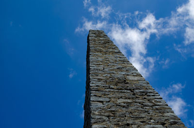 Low angle view of historical building against sky