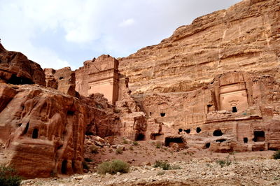 Old ruins in petra