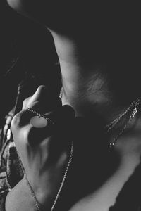 Close-up of hands