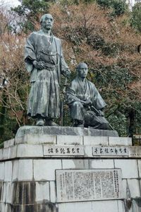 Statue in a city