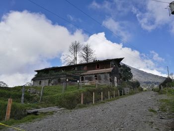 House against sky