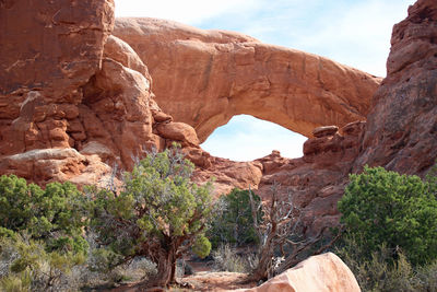 View of rock formation