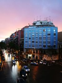 Traffic on city street