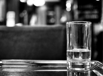 Close-up of drink in glass