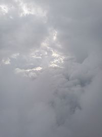 Low angle view of clouds in sky