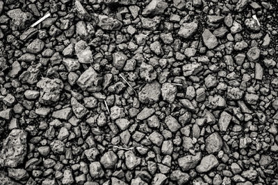 Full frame shot of stones