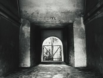 Corridor of historic building