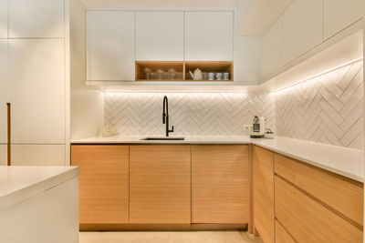 Interior of bathroom