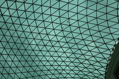Low angle view of skylight