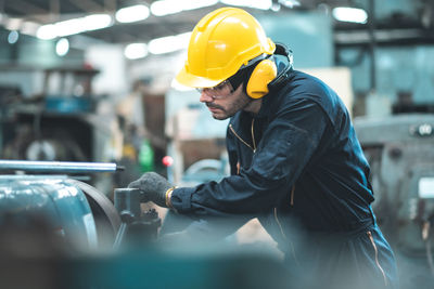 Man working in factory