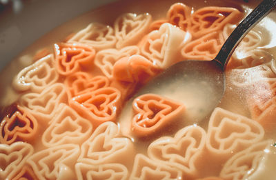 Close-up of served food