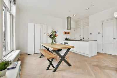 Interior of modern kitchen