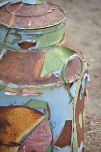 Close-up of rusty metal