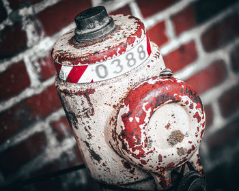 Close-up of fire hydrant