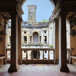 View of historical building - convento de cristo - tomar