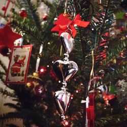 Close-up of christmas ornament