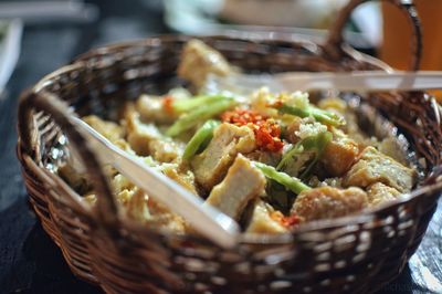 Close-up of food in bowl