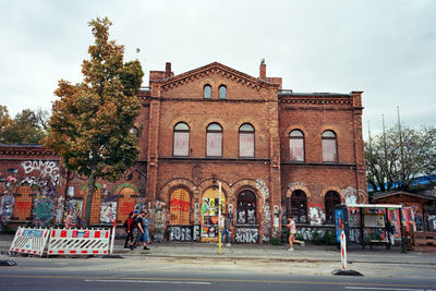 Brick building in berlin