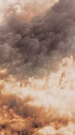 Low angle view of clouds in sky